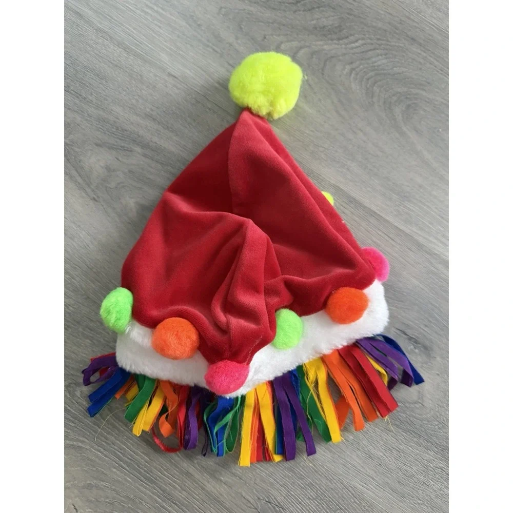 Vintage Simply Basic Infant Rainbow Colorful Clown Halloween Costume Size 0-3 M